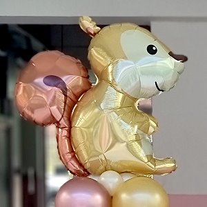 하이벌룬  그라보 은박풍선 아기다람쥐 36인치 [원팩]